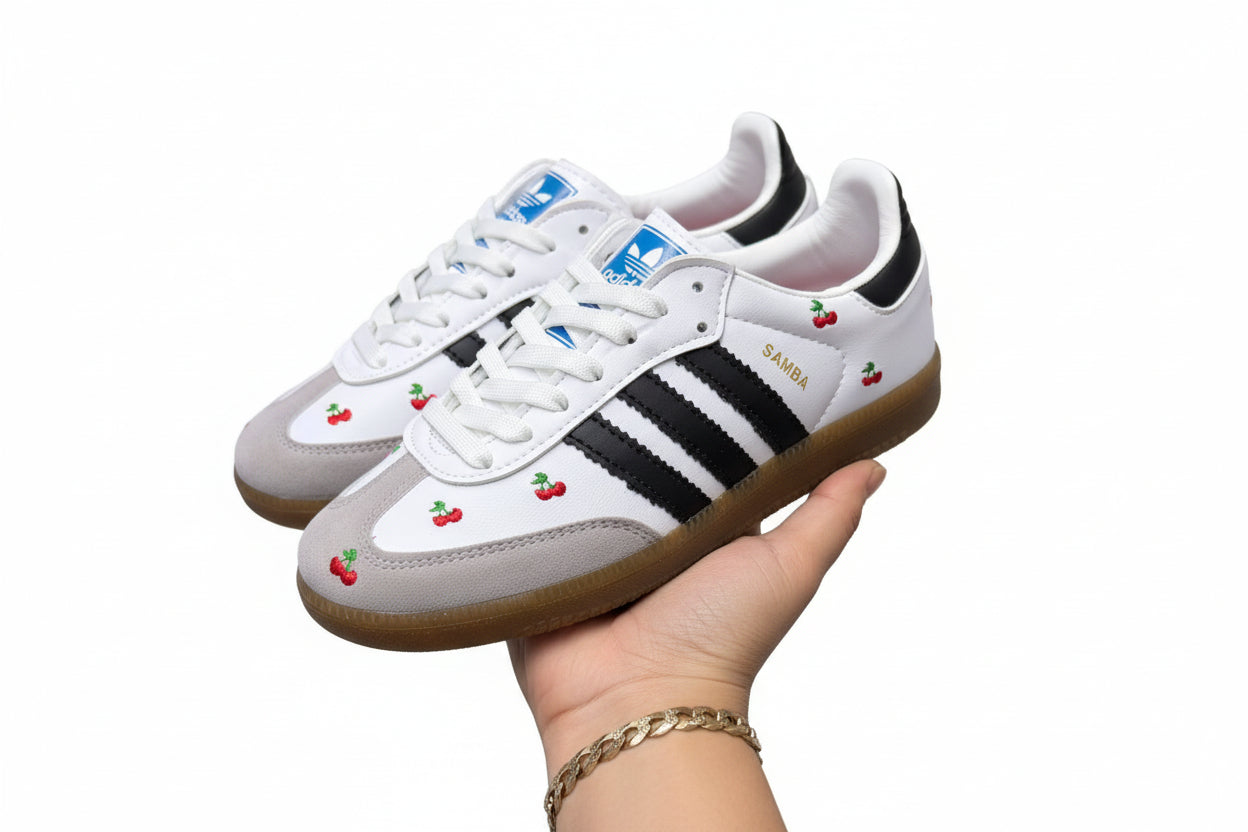 Adidas Samba Cereza Blanco Negro