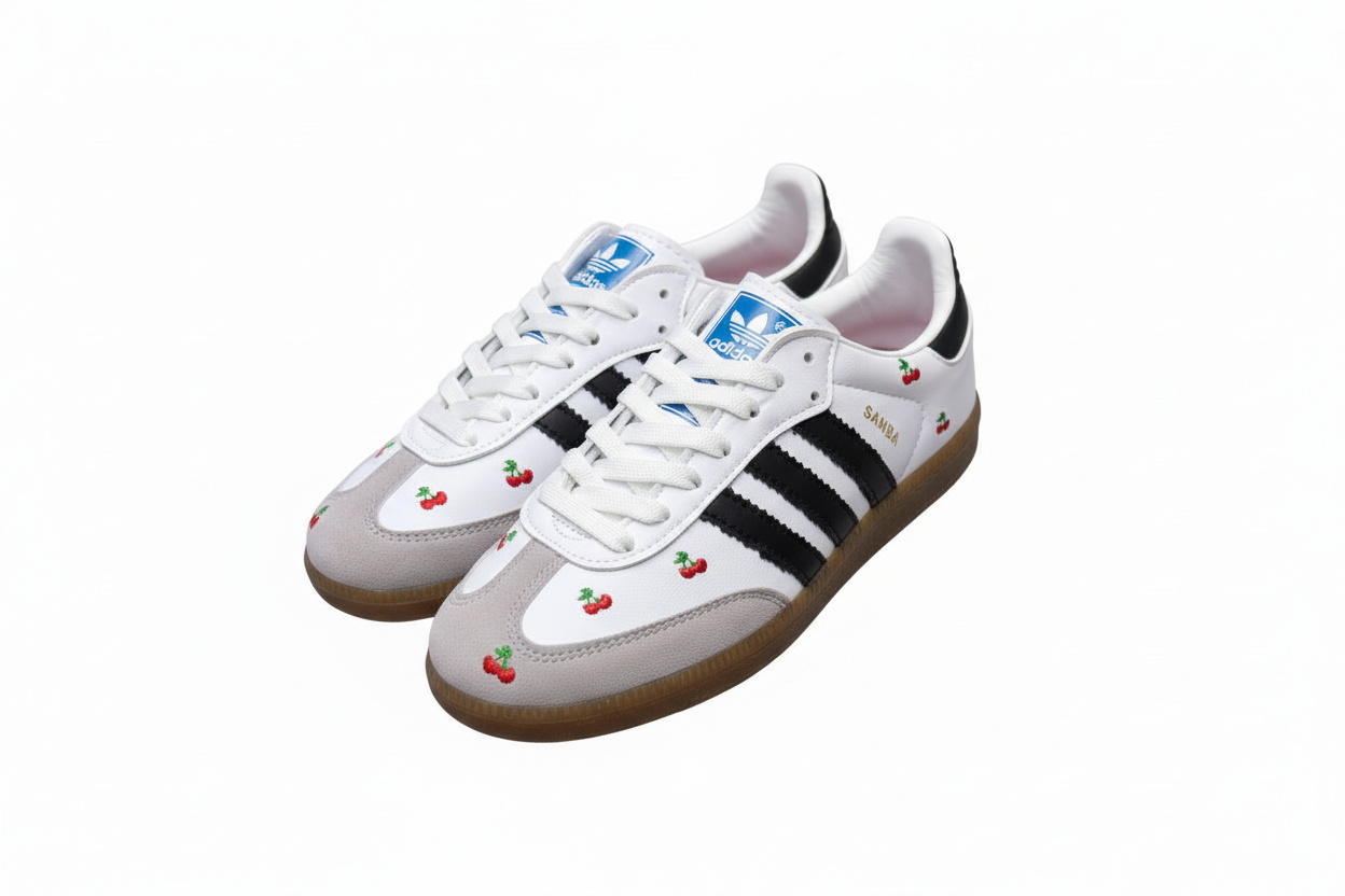 Adidas Samba Cereza Blanco Negro