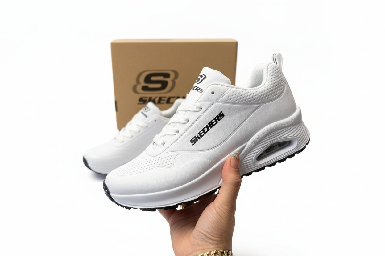 Skechers Uno Blanco Negro