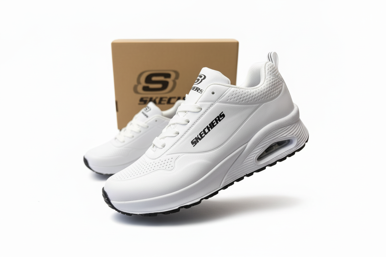 Skechers Uno Blanco Negro