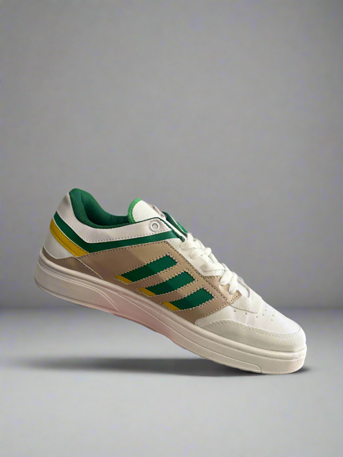 Adidas DropStep Blanco Verde Amarillo