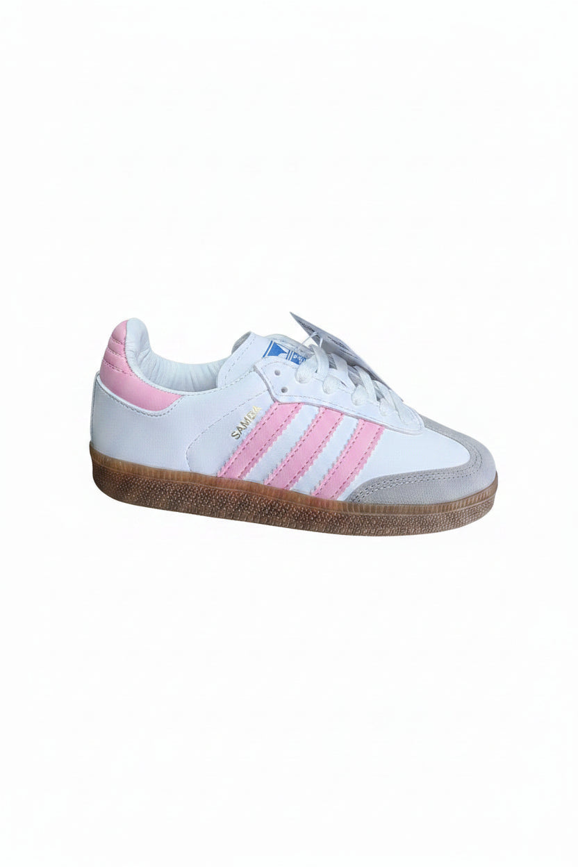 Adidas Samba Kids Blanco Rosa