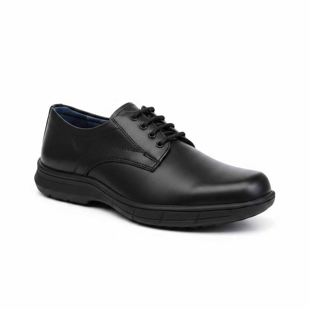 #1225 Zapato Negro Hombre/Piel