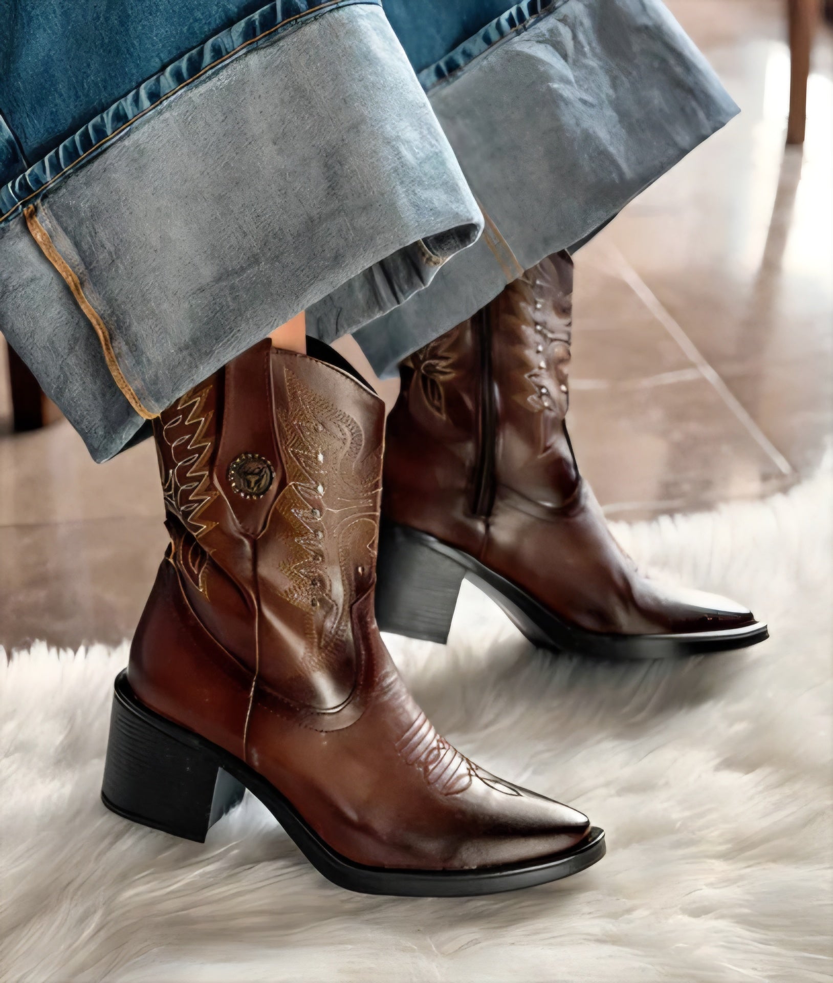 Botin Vaquero Cafe E-712