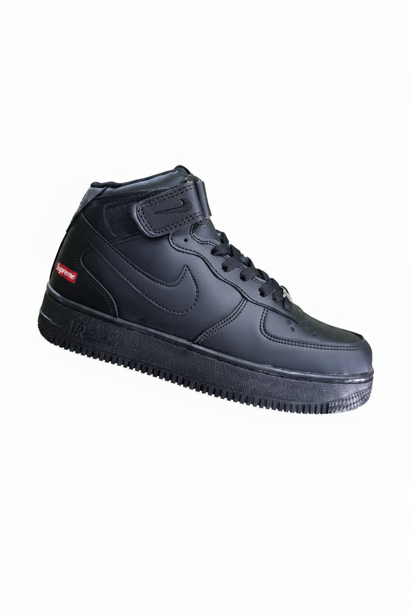 Nike Air Force 1 Supreme Bota Negro Total